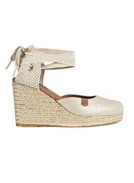 Espadrilles Popa Malvinas Gold für Damen