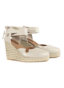 Espadrilles Popa Malvinas Gold für Damen