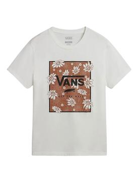 T-Shirt Vans Tropic Fill Floral Beige für Damen