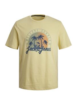 T-Shirt Jack and Jones Summer Gelb für Jungen