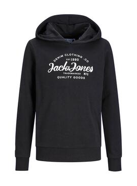 Sweatshirt Jack And Jones Forest Schwarz für Kinder.