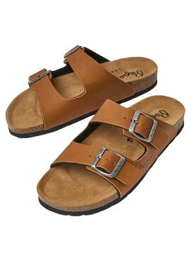 Sandalen Pepe Jeans Oban Classic Camel für Damen