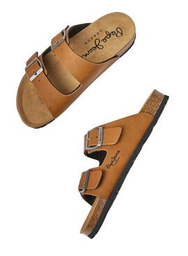 Sandalen Pepe Jeans Oban Classic Camel für Damen