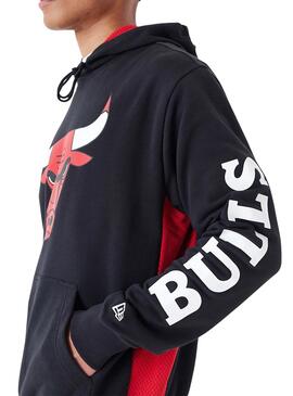 Sweatshirt New Era Chicago Bulls NBA Schwarz Herren