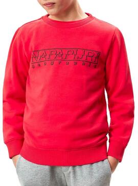 Sweatshirt Napapijri Boli Winter Rot Für Junges