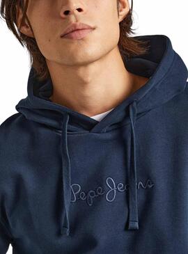 Sweatshirt Pepe Jeans Joe Hoodie Marine Herren