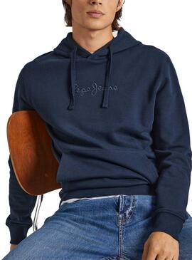 Sweatshirt Pepe Jeans Joe Hoodie Marine Herren