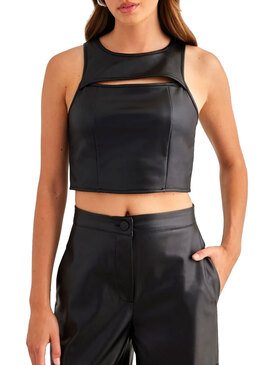 Top Only Dorit Cropped Schwarz für Damen