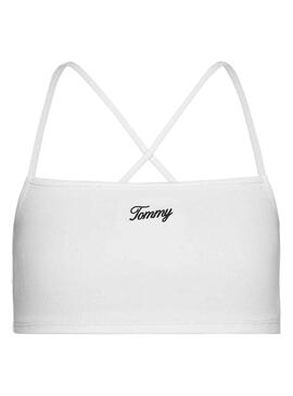 Top Tommy Jeans Strap Weiß für Damen