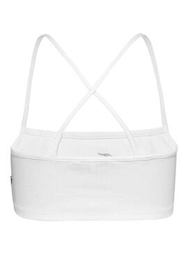 Top Tommy Jeans Strap Weiß für Damen