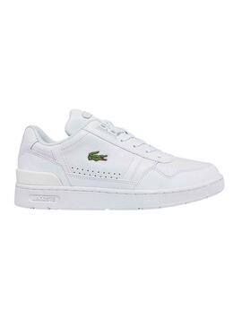 Sneakers Lacoste T-Clip Leder Weiss für Herren