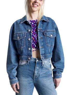 Jacke Denim Tommy Hilfiger Claire Blau Damen
