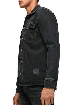 Jacke Pepe Jeans Weston Herren Schwarz Denim