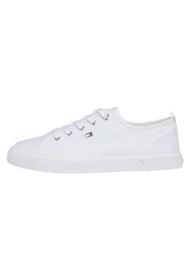 Sneakers Tommy Hilfiger Vulc Canvas Weiß für Frauen