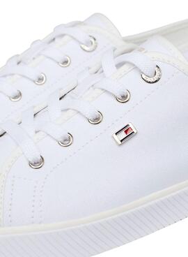 Sneakers Tommy Hilfiger Vulc Canvas Weiß für Frauen
