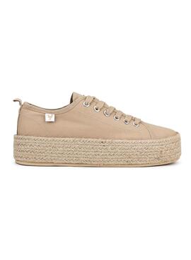 Turnschuhe Walkin Pitas Tina Beige für Damen