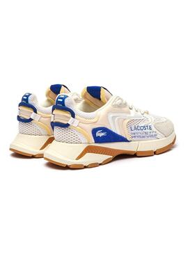 Sneakers Lacoste Neo 003 Beige und Blau für Herren.