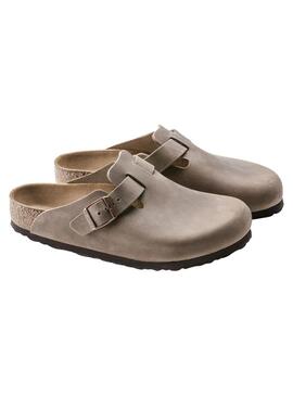 Sandalen Birkenstock Boston Oil Beige für Frauen.