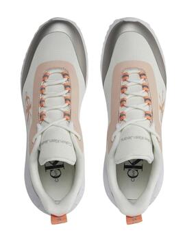 Sneakers Calvin Klein Low Lace Weiß für Damen.