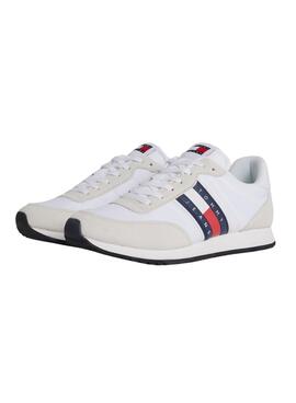 Sneakers Tommy Jeans Runner Casual Weiß Herren