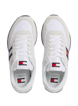 Sneakers Tommy Jeans Runner Casual Weiß Herren