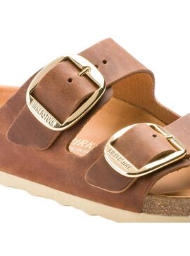 Sandalen Birkenstock Big Buckle Braun für Damen