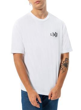 T-Shirt Levis Schlittschuh Weiss für Herren