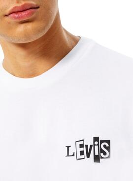 T-Shirt Levis Schlittschuh Weiss für Herren