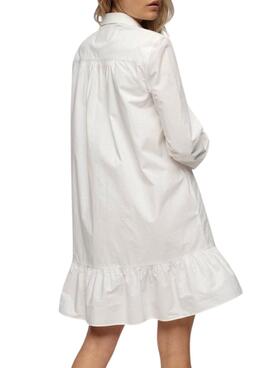 Kleid Superdry Lace Mix Weiß für Damen