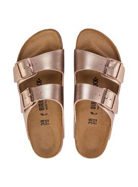 Sandalen Birkenstock Arizona BF Kupfer für Damen