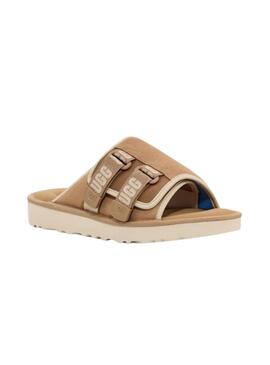 Sandalen UGG Goldencoast Strap Slide Beige für Herren