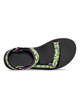 Sandalen Teva Universal Beach Grün für Damen