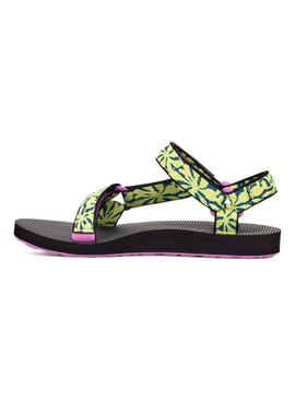 Sandalen Teva Universal Beach Grün für Damen