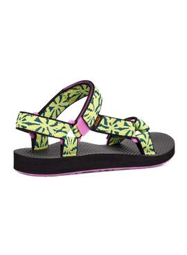 Sandalen Teva Universal Beach Grün für Damen
