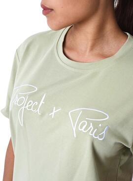 T-shirt Project x Paris Embrodery Grün für Männer und Frauen