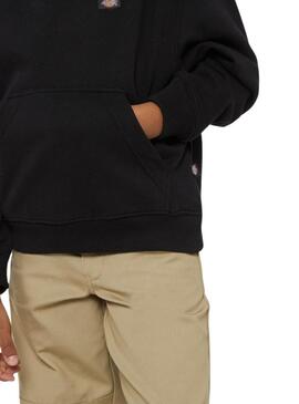 Sweatshirt Dickies Youth Oakport Hoodie Schwarz für Jungen und Mädchen.