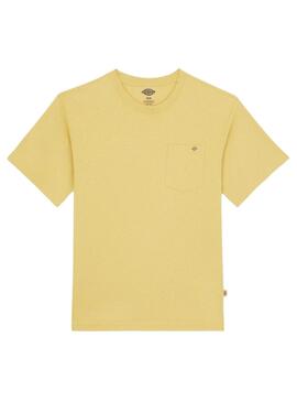 T-Shirt Dickies Luray Pocket Gelb für Herren