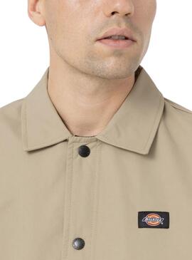 Jacke Dickies Oakport Coach Beige für Herren