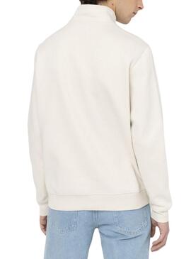 Sweatshirt Dickies Oakport Quarter Zip Beige für Männer