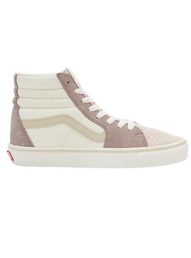 Sneakers Vans SK8 Hi Grau für Damen