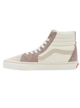 Sneakers Vans SK8 Hi Grau für Damen