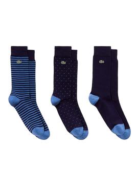Pack Lacoste Blau Socken Für Herren