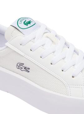 Sneakers Lacoste Carnaby Plat Weiß für Damen