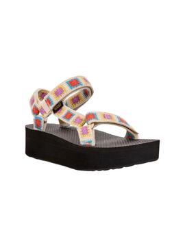Sandalen Teva Universal Plattform Crochet Multicolor