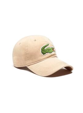 Cap Lacoste Big Croc Beige Herren