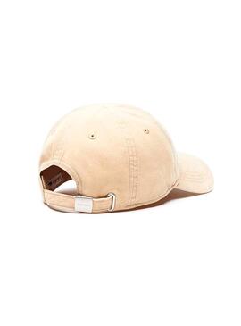 Cap Lacoste Big Croc Beige Herren