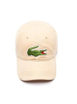 Cap Lacoste Big Croc Beige Herren