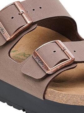 Sandalen Birkenstock Arizona Plateau Topo für Damen