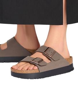 Sandalen Birkenstock Arizona Plateau Topo für Damen
