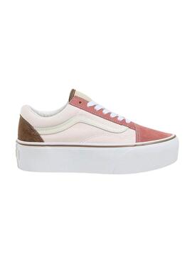 Sneakers Vans Old Skool Platform Pink für Damen